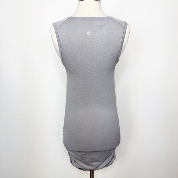 Lululemon In The Flow Dress Heathered Grey 4 - Picture 5 of 8
